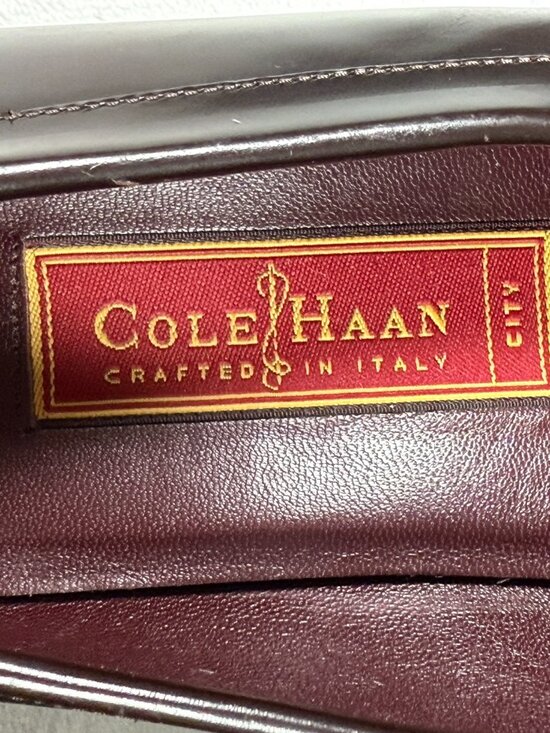 Cole Haan City Loafers Men Size 8.5 B Brown Dress Shoes Made in Brazil F6499 VTG main image 11